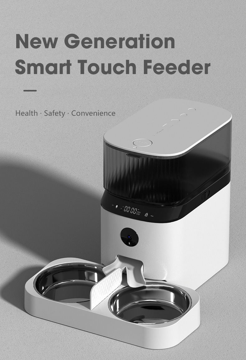 Petfessor touch panel pet smart feeder DF-046