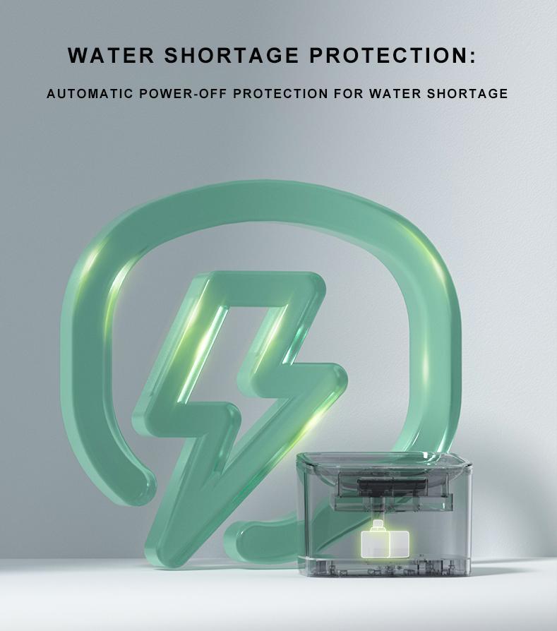 petfessor water fountain shortage protection